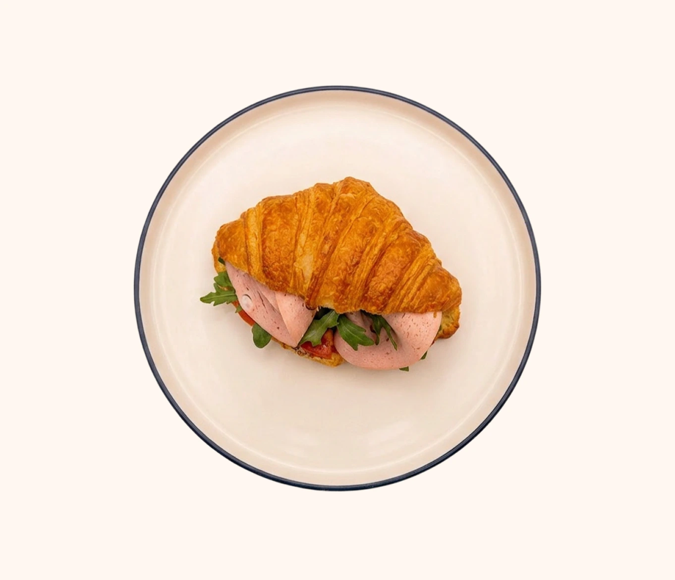 Круассан с мортаделлой - coffee shop menu